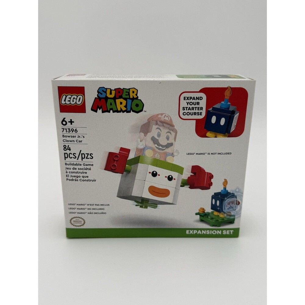 Lego Super Mario Bowser Jr's Clown Car 71396 SEALED